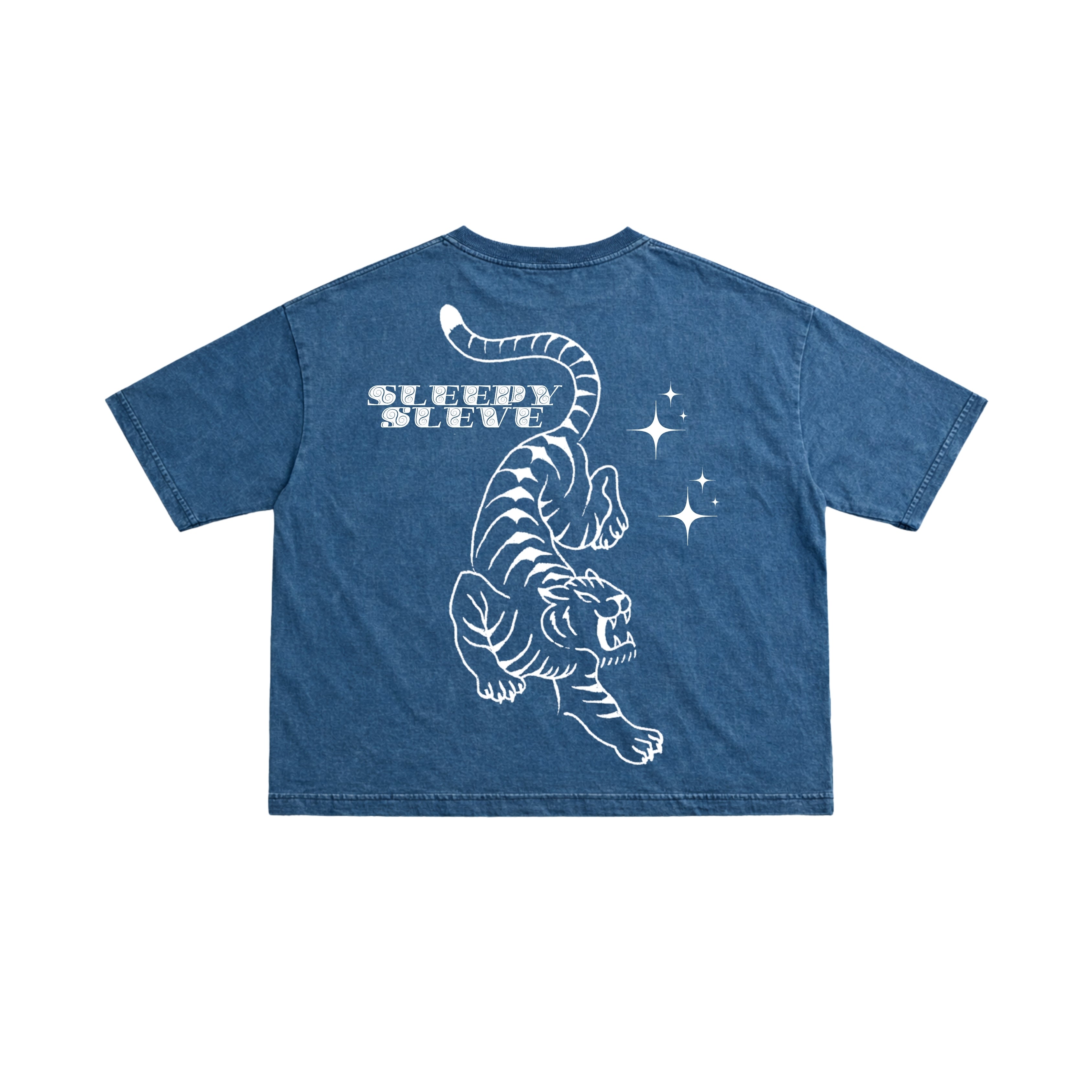 Tiger Denim Washed T-shirt
