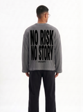 No Risk No Story Acid Wash Waffle T-Shirt